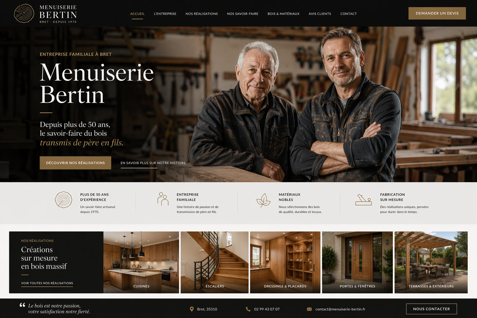 Aperçu Site